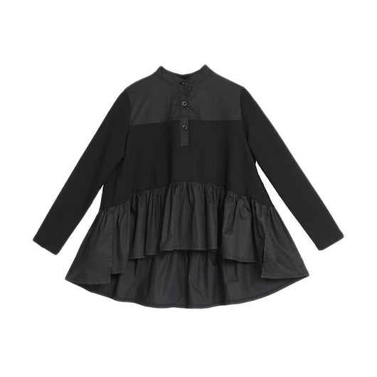 Blusa Entallada de Manga Larga con Patchwork para Bebé - Image 5