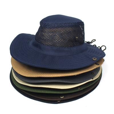 Gorra Bucket Transpirable con Malla - Protección Solar Plegable para Pesca y Ciclismo - Image 18
