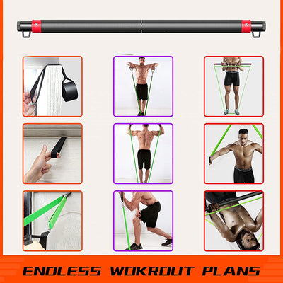 Banda Elástica de Entrenamiento con Cuerda de Tracción para Fitness en Casa - Image 18