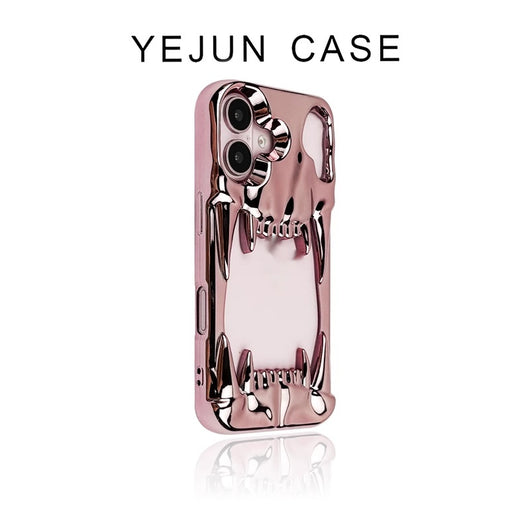 Funda para Celular Calavera Tigre Plateada con Electroplating Hueco - Image 27