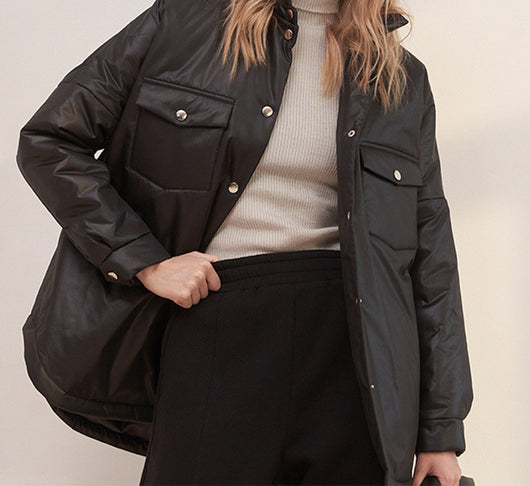 Chaqueta Camisera Entallada Estilo Europeo para Mujer - Image 6