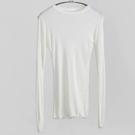 Blusa Reductora Cuello Redondo Manga Larga Versátil - Image 11