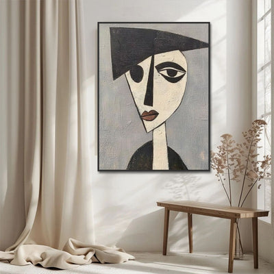 Cuadro Abstracto Picasso Óleo Pintado a Mano - Arte Moderno para Sala, Dormitorio y Baño - Image 8