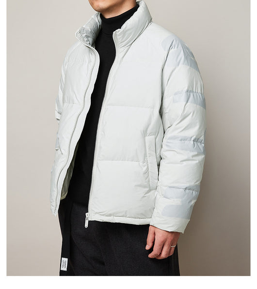 Chaqueta Acolchada para Hombre con Estampado Contraste - Image 21