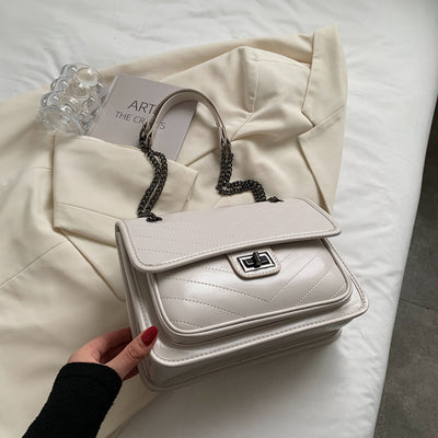 Bolso Mensajero Retro Texturizado Versátil para Mujer - Image 7