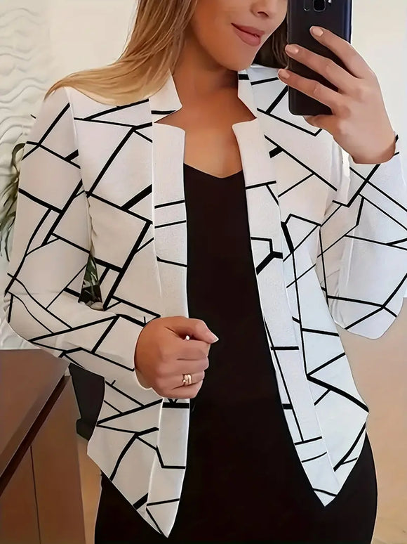 Blazer Ejecutivo de Manga Larga para Mujer
