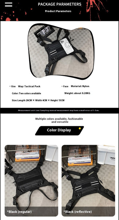 Bolsa Táctica Reflectante con Estilo Mecánico para Herramientas - Image 8