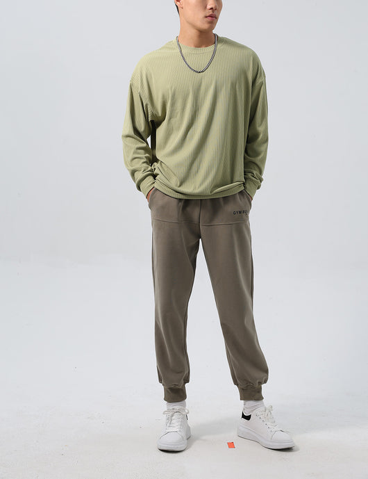 Sudadera Deportiva Jacquard con Rayas, Corte Relajado y Hombros Caídos - Image 17