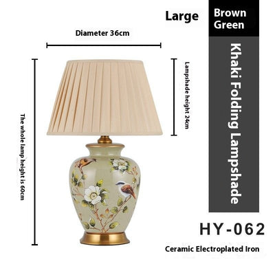 Lámpara de Mesa de Cerámica para Dormitorio, Sala y Escritorio - Image 4