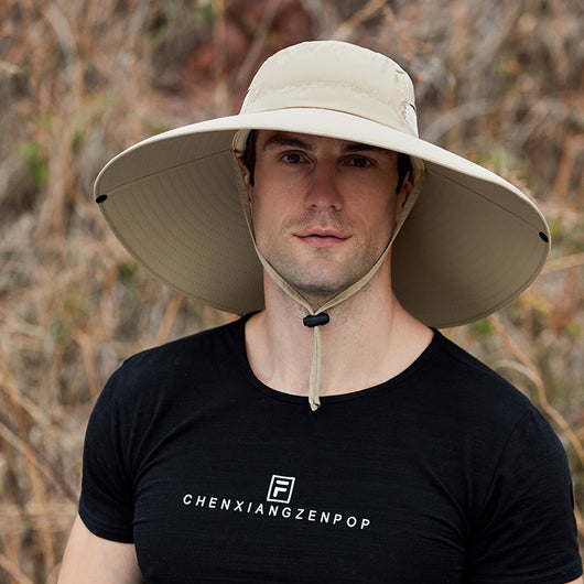 Sombrero Bucket de Ala Ancha para Hombre - Protección Solar Verano - Image 8