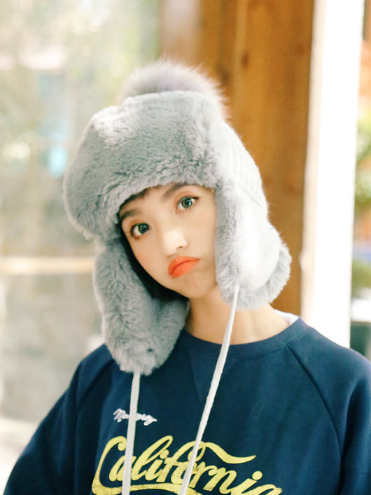 Gorro de Lana Tejido Invierno para Mujer - Estilo Lei Feng - Image 10