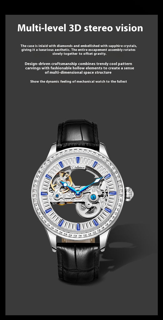 Reloj Mecánico de Lujo con Zirconia Resistente al Agua - Image 16