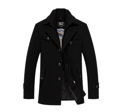 Abrigo Largo Casual para Hombre con Aislamiento Térmico - Image 7