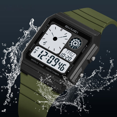 Reloj Deportivo Electrónico Resistente al Agua Multifuncional para Hombre - Image 2