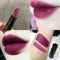 Labial Mate Chocolate Oscuro con Tonos Púrpura