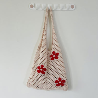 Bolsa de Hombro Mesh Calada Minimalista - Image 8