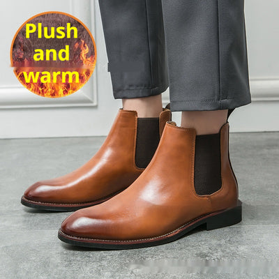 Botas Cortas de Invierno para Hombre Talla Grande con Forro Polar - Image 14