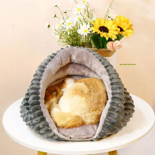 Cama Túnel Concha para Gatos - Nido Cálido y Acogedor Todo Clima - Image 12