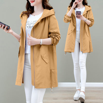Chaqueta Cortaviento Casual Mujer Largo Medio - Image 6
