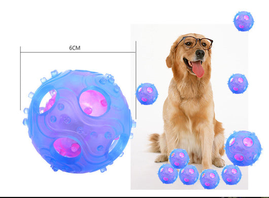 Three translucent hollow toy balls in pink, blue, and yellow, with textured surfaces and internal components. - Image 6