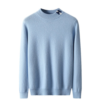 Suéter Jacquard Oversized de Lana - Tejido Casual y Trendy - Image 5
