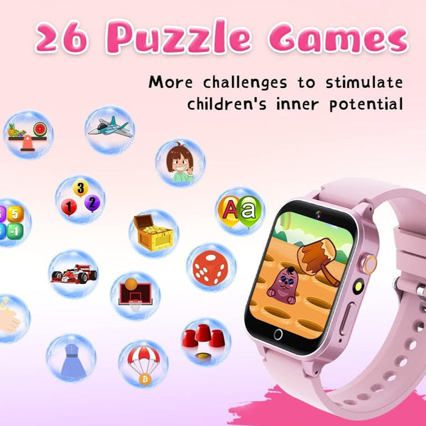Reloj Inteligente Multifunción con Grabadora de Voz, Alarma y Juegos