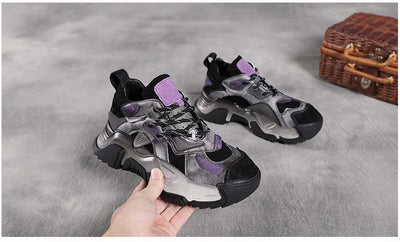Zapatos de Cuero Vintage con Suela Gruesa para Viajes - Estilo Retro para Mujer - Image 10