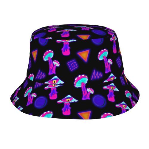 Gorra Pescador Hongos Psicodélicos Efecto Espejo - Image 77