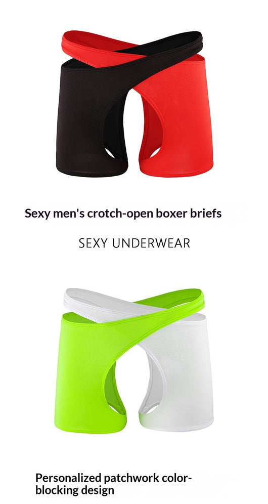 Bóxer Slip Sensual con Diseño Calado para Hombre - Image 13