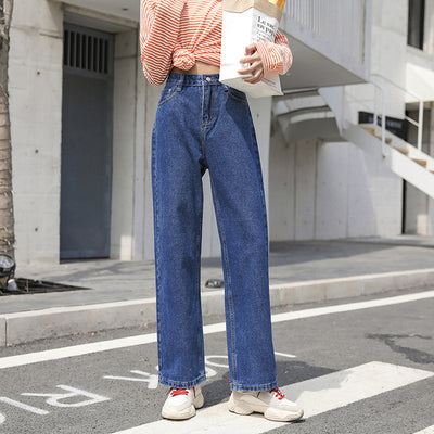 Jeans Cintura Alta Mujer Recto Holgado - Image 4