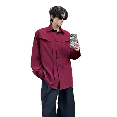 Camisa de Manga Larga Premium Ruoshuai para Hombre - Otoño - Image 5