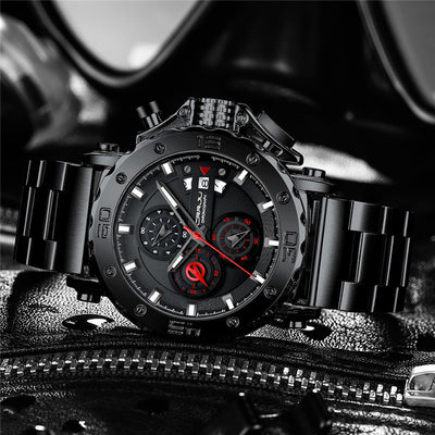 Reloj de Pulsera Acero Inoxidable con Esfera Extragrande - Image 9