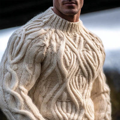 Sudadera Holgada para Hombre con Cuello Redondo y Diseño Estampado - Image 9