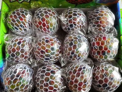 Pelota de Malla Multicolor Antiestrés Uva para Apretar - Image 13