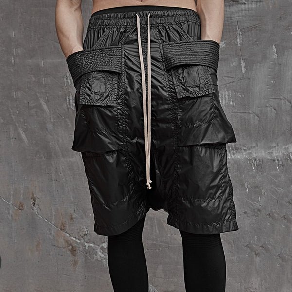Shorts Cargo Hipster Cintura Baja con Doble Anillo