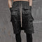 Shorts Cargo Hipster Cintura Baja con Doble Anillo