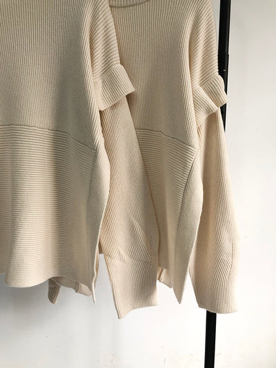 Suéter Tejido de Diseño Irregular - Image 14