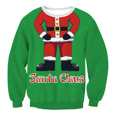 Suéter Navideño Divertido Santa y Elfo para Hombre y Mujer - Image 22