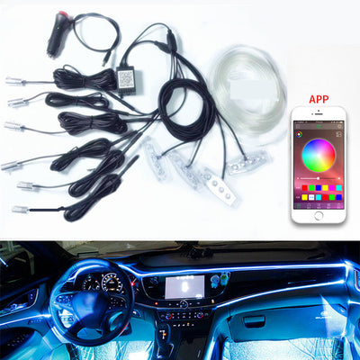Luz de Ambiente para Auto con Control de Voz 5 en 1 - Image 8