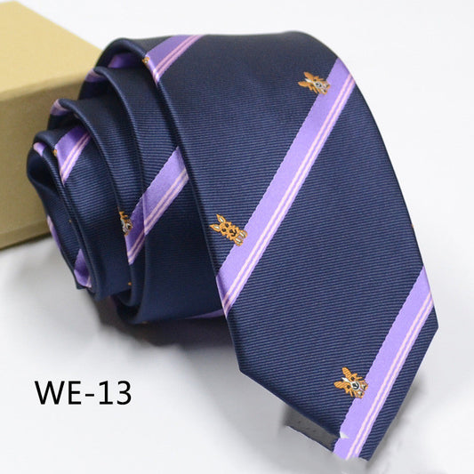 Corbata Elegante para Hombre 6cm Aguja Fina Nano Impermeabilizada Estilo Vintage 1960 - Image 2