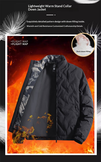 Chaqueta de Plumas para Hombre: Abrigo Grueso Impermeable y Térmico - Image 9