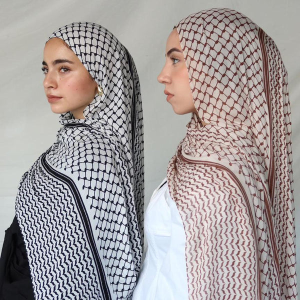 Pañuelo de Chifón Estampado Oriente Medio Dubai Turquía