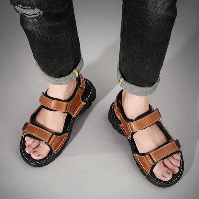 Sandalias Hombre Velcro Cómodas - Chanclas Ajustables Verano - Image 21