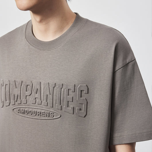 Camiseta Suelta de Algodón con Estampado de Letras y Cuello Redondo - Image 3