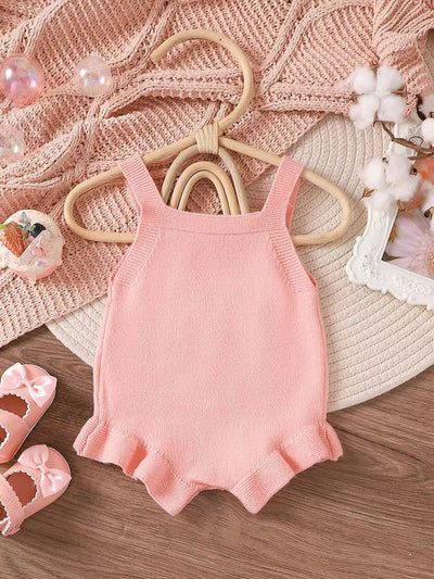 Enterizo Romper con Suéter Bordado y Volantes - Image 35