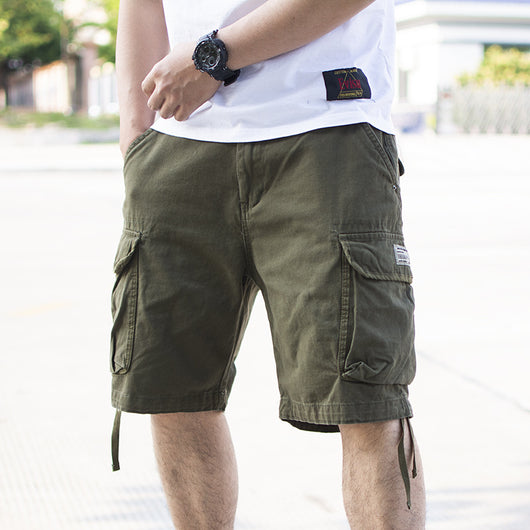 Shorts de Trabajo Talla Grande Sueltos Color Liso - Image 6