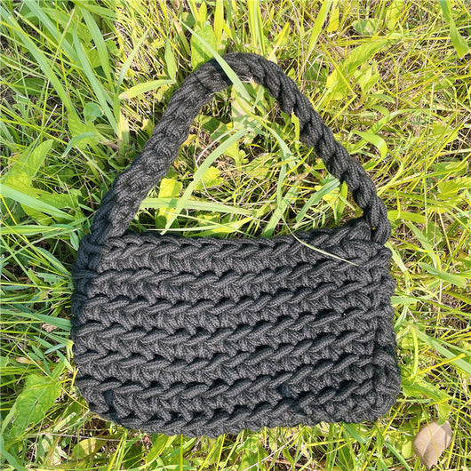 Bolso Tejido Minimalista - Bandolera de Hombro Elegante - Image 9