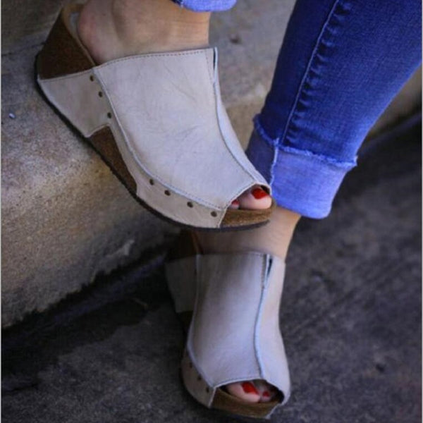 Sandalias Cómodas de Suela Gruesa para Mujer - Tallas Grandes
