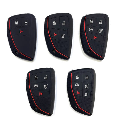 Funda Protectora de Silicona para Llave Chevrolet Tahoe Ivia GW con Patrón de Neumático - Image 2