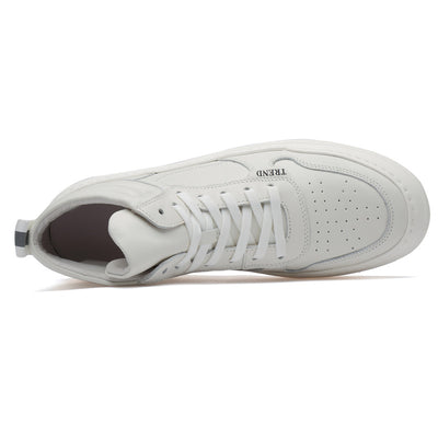 Tenis Altos de Cuero Coreanos para Hombre - Estilo Urbano Deportivo - Image 3